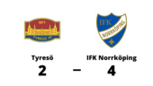 Tre poäng för IFK Norrköping hemma mot Tyresö