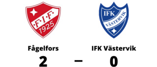 Förlust på bortaplan för IFK Västervik mot Fågelfors