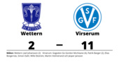 Hemmaförlust för Wettern - 2-11 mot Virserum