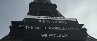 Eiffeltornet stängt – personalen strejkar