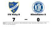 Storseger för IFK Visby B hemma mot Klintehamn B