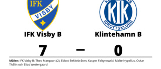 Storseger för IFK Visby B hemma mot Klintehamn B