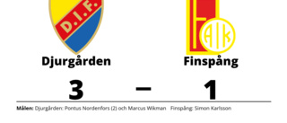 Pontus Nordenfors gjorde två mål när Djurgården vann
