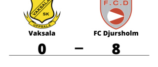 Defensiv genomklappning när Vaksala föll mot FC Djursholm