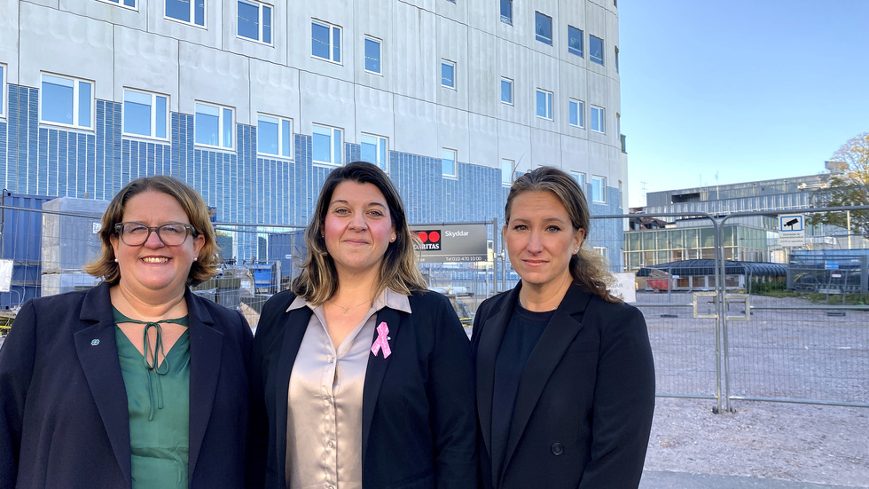 Karin Helmersson (C), Angelica Katsanidou (S), och Lena Granath (V) tror att det finns goda möjligheter att komma tillbaka till en ekonomisk stabilitet i regionen.