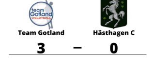 Team Gotland vann mot Hästhagen C i tre raka set