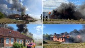 Byggnad i Klintehamn brann ner – polisen utreder mordbrand