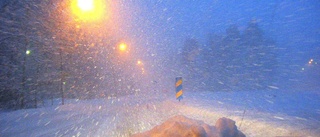 Gul varning för vind och snöfall – risk för trafikproblem