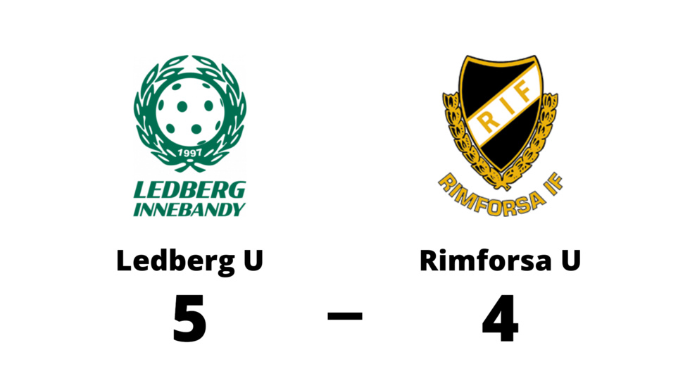 Ledberg IBF U-lag vann mot Rimforsa IF U-lag