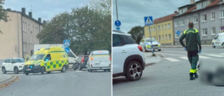 Olycka i Visby – personbil och cyklist inblandade