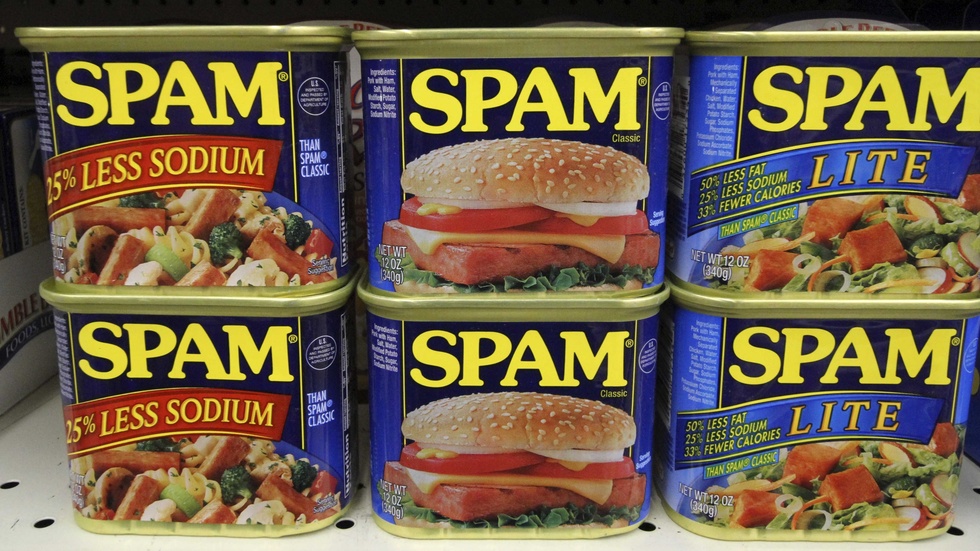 Spam-tillverkaren Hormel Foods backade på den amerikanska börsen. Arkivbild.