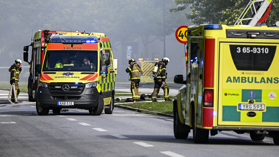 En ambulansuniform stals från en ambulansstation i Gubbängen. Arkivbild.