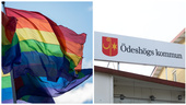 Prideflaggor brändes – lämnades på torget i Ödeshög