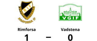 Vadstena föll mot Rimforsa med 0-1