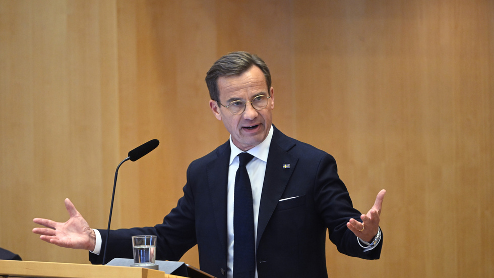 Statsminister Ulf Kristersson (M) höll en lång regeringsförklaring. Många av åhörarna var dock mest intresserade av presentationen av de nya statsråden i slutet av anförandet.