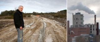 Avfall från Cementa har plöjts ner i väg vid Hästnäs