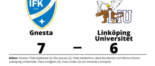 Förlust i förlängningen för Linköping Universitet mot Gnesta