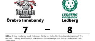 Ledberg tog bonuspoängen borta mot Örebro Innebandy