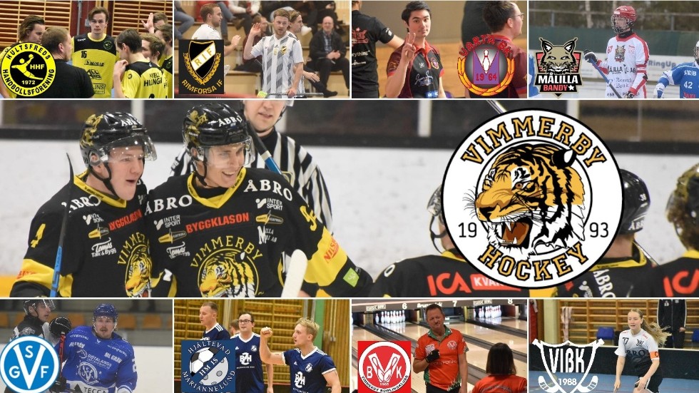 Vi har rankat klubbmärkena hos våra lokala vinterlag. Vimmerby Hockey toppar listan, före Målilla Bandy och Varta BK.