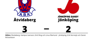 Åtvidaberg vann uddamålsseger mot Jönköping
