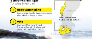 SMHI varnar för stormbyar