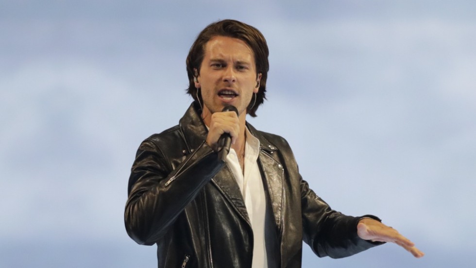 Victor Crone tävlade för Estland i Eurovision Song Contest 2019. Arkivbild.