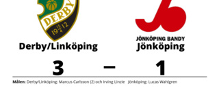 Marcus Carlsson tvåmålsskytt när Derby/Linköping vann