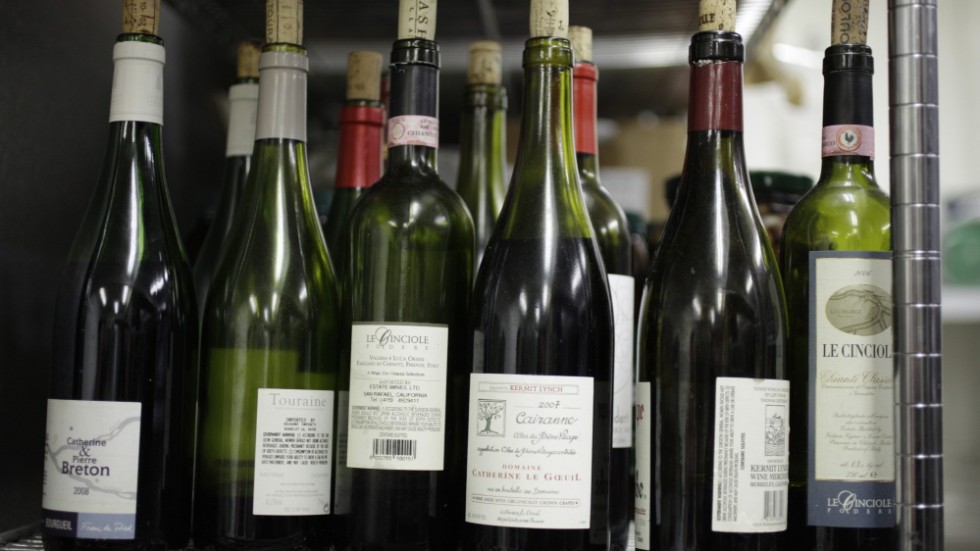Vin – snart med varningsetiketter i Irland? Arkivbild.