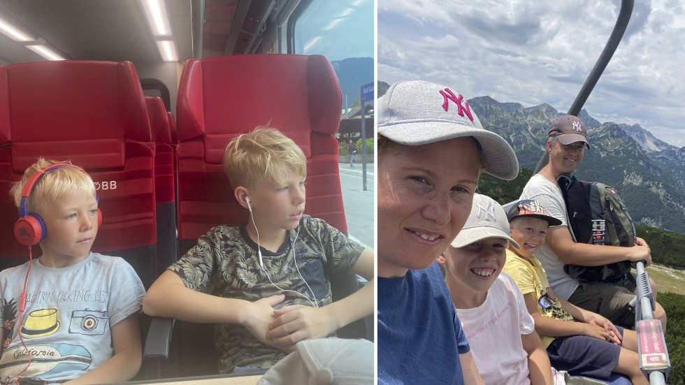 Familjen Westlund gjorde en tågluff i Europa sommaren 2022 när sönerna var 7 och nästan 11 år gamla. Två huvudresmål var Österrike och Slovenien.