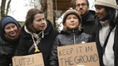 Greta Thunberg på plats vid tysk gruvprotest