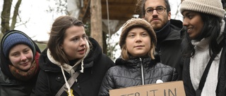 Greta Thunberg på plats vid tysk gruvprotest