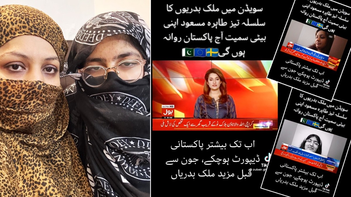Tahira och Duaas utvisning har blivit viral på Tiktok