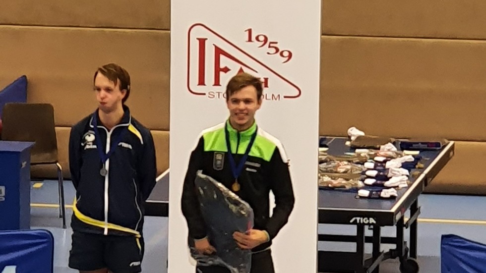 Nicklas Westerberg lämnade Solna med tre medaljer. Två guld och ett brons. 