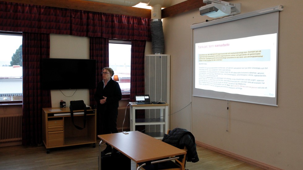 Utbildningsledaren Tyra Graaf har besökt Älvsbyn under ett antal utbildningstillfällen under året sen de drog igång i januari 2019.