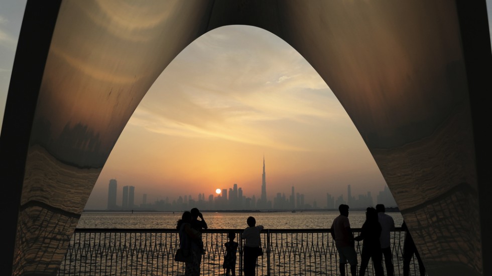 Vy över Dubai i Förenade Arabemiraten, där en av konsortiets aktörer har sin bas.