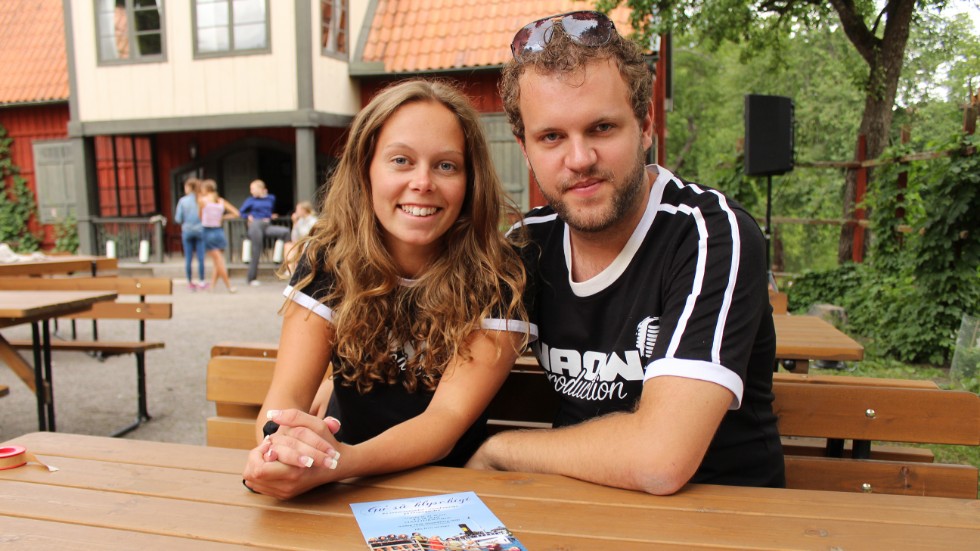 Clara och Marcus Fyrberg och deras "Waow production" är "Årets unga Let´s Create Norrköping".
