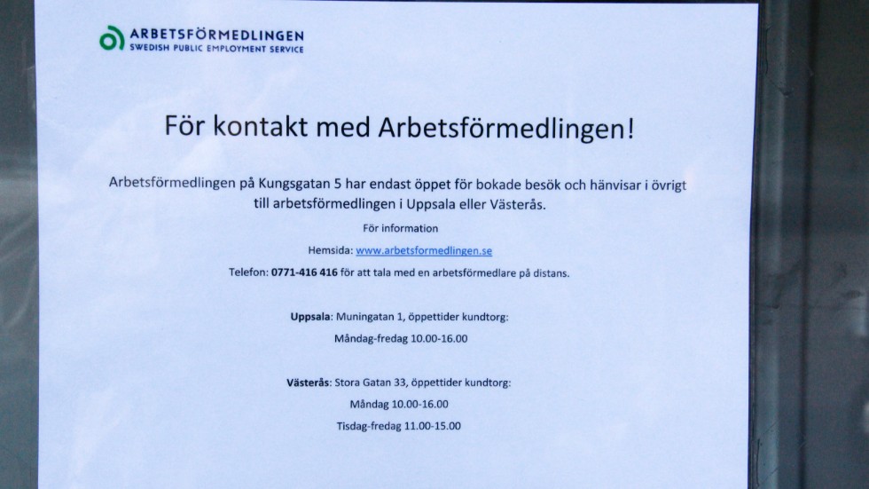 Arbetsförmedlingens kontor i Enköping stängs sannolikt helt, och arbetslösa hänvisas till kontoren i Uppsala eller Västerås.