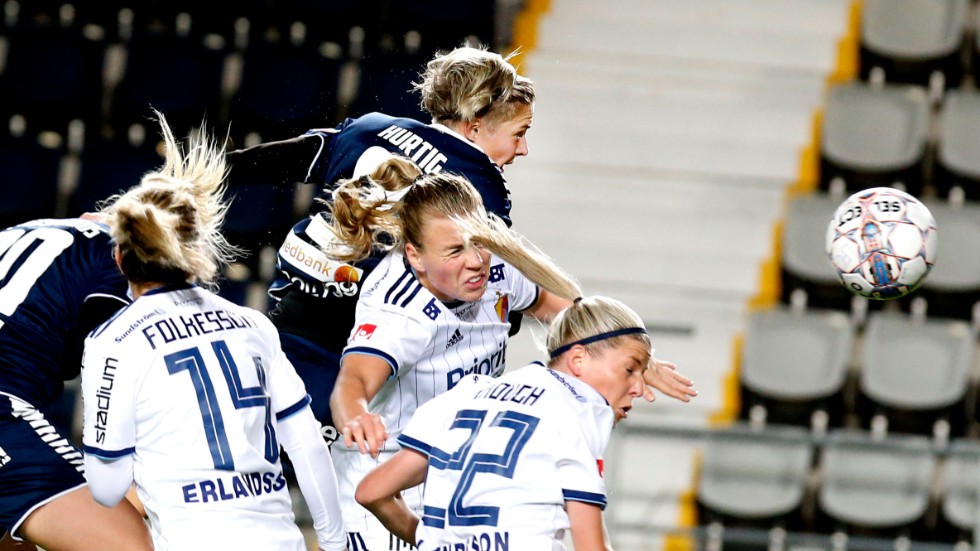 Lina Hurtig visade vägen med sitt 1-0-mål på hörna. Det var stor lättnad för Linköpings FC efter segern mot Djurgården. Nu blev det upp en placering i tabellen.