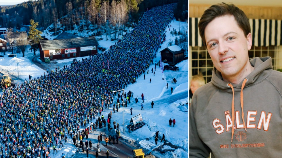 Kalle Eklund från Södra Vi är en av 30-talet lokala åkare som kör Vasaloppet på söndag.