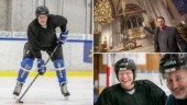 Biskopen tillbaka på hockeyisen efter många år