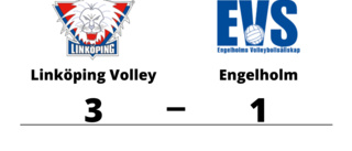 Linköping Volley vann mot Engelholm på hemmaplan
