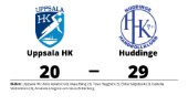 Förlust för Uppsala HK hemma mot Huddinge