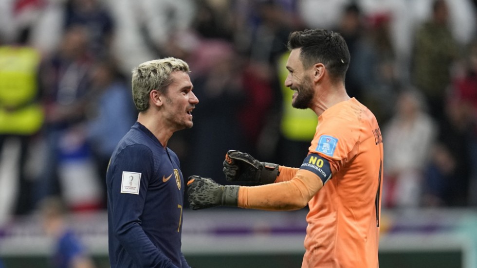 Antoine Griezmann och Hugo Lloris.