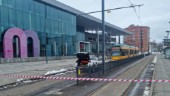 Spårvagnstrafiken stoppades efter beslut av polisen