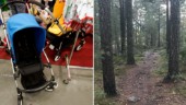 Pappa och son på utflykt i skogen – då stals dyra barnvagnen: "Vi tar gärna emot tips"