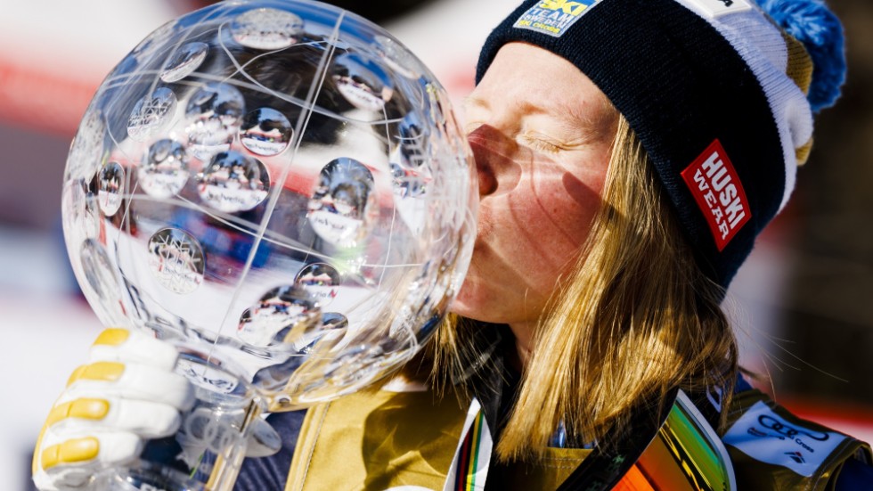 Sandra Näslund vann skicrossens totala världscup i fjol. Arkivbild.
