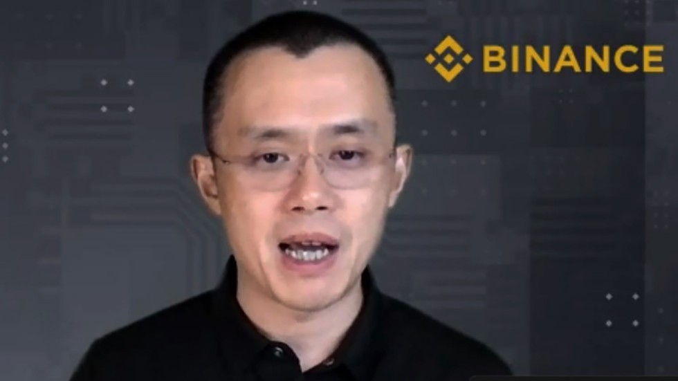 Changpeng Zhao, vd för kryptobörsen Binance, erkänner penningtvättsbrott. Arkivbild från en videointervju.