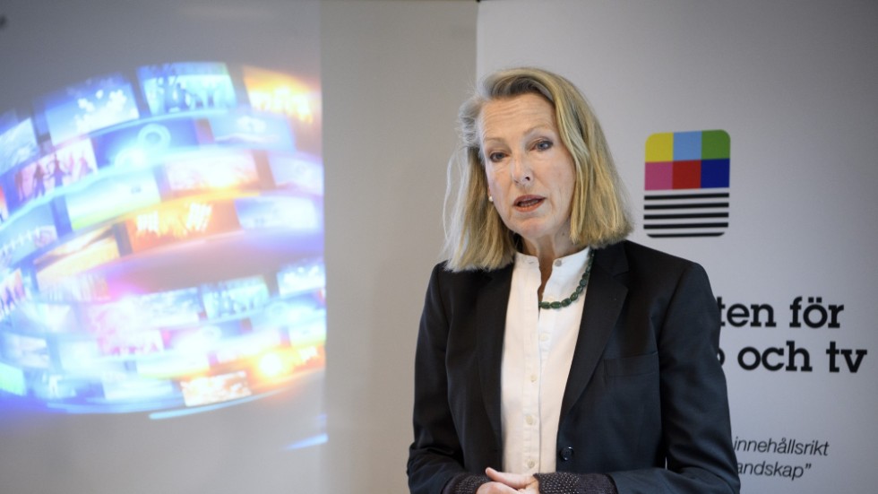 Charlotte Ingvar-Nilsson är generaldirektör på Myndigheten för press, radio och tv. Arkivbild.