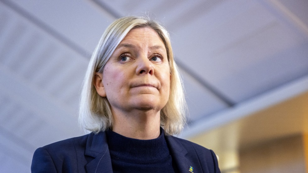 S-ledaren Magdalena Andersson tycker det är helt korrekt av statsministern att uppmana till skärpning vad gäller målet att bli medlem i Nato. Arkivbild.