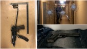 Polisen knackade på dörren – då slängdes pistolen ut från lägenheten